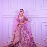 Sameeksha Sud Instagram - Guess which song… ?? 💜 Outfit @sanghavi_renthouse_official Jewellery @shagnaofficial Make up @makeup_by_neha_ansari #bridal #pictureoftheday