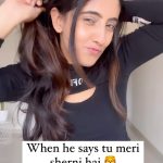 Sameeksha Sud Instagram - Cute sher hoon main… 🔥 #relatable #comedy