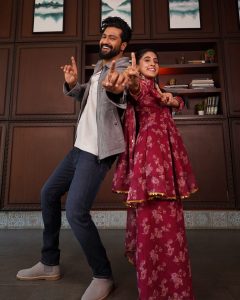 Sameeksha Sud Instagram - Matching the vibe… ❤️ @vickykaushal09 #pictureoftheday #vickykaushal Outfit Styled by @rimadidthat Outfit @byutify.in