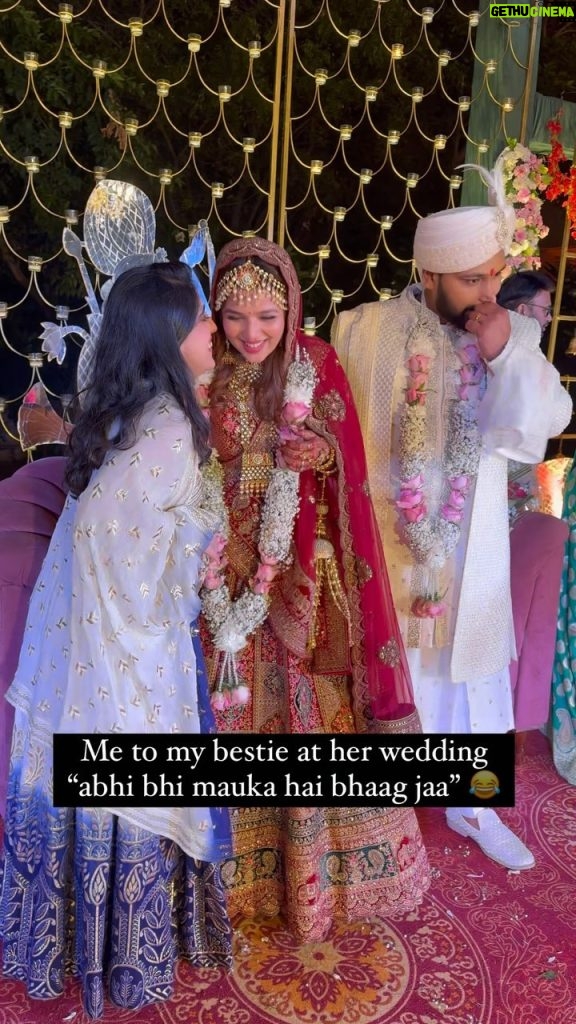 Sameeksha Sud Instagram - Send this to someone whos is getting married… 😂 #relatble #comedy