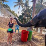 Sameeksha Sud Instagram – What a lovely experience of taking care  of these cute 💞elephants,🐘 in their actual and natural habitat. They are well taken care of and what i learnt about elephants are they are very generous and foody… (just like me😜)
Place was worth visiting… ❤️ 

#elephantsantuary #phuket #wildlife #love #elephant #care #naturalhabitat #thailand #nature