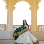 Sameeksha Sud Instagram - Life isn’t perfect, but my lehenga can be… 💚 #pictureoftheday #udaipur Outfit @being_designer_simi Jewellery @roopshreeart_bridaljewellery 💄@poonam_soni_makeover_studio 📸 @jay_p_photography_udaipur