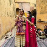 Sameeksha Sud Instagram - Amer fort- Where history of Rajasthan lives… 🩷 #amerfort #jaipur Wearing @aachho Earrings @moedbuille