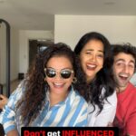 Sameera Reddy Instagram – We are INFLUENCERS & we are NOT pretending 🤣