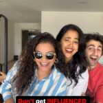 Sameera Reddy Instagram - We are INFLUENCERS & we are NOT pretending 🤣