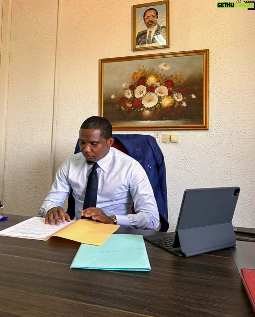 Samuel Eto'o Instagram - Preparation is key 🗝 Each and every person at the FECAFOOT headquarters is deeply committed to making 2023 a transformational year for Cameroonian football.
