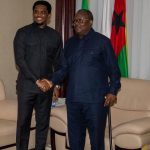 Samuel Eto'o Instagram - Ce 24 mai, j’ai eu l’immense privilège d’être reçu en audience, par le Président de la Guinée Bissau, son Excellence Umaro Sissoco Embaló. Une rencontre de fraternité, qui m’a permis de me ressourcer chez-moi en Guinée Bissau 🙏🏿❤️