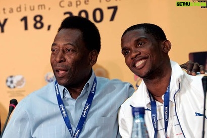 Samuel Eto'o Instagram - Today, we say goodbye to the best ever 🕊️ Rest in eternal peace @pele, you'll be missed my millions and millions. Legend 🙏🏿