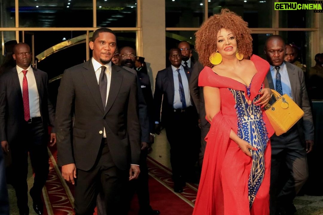 Samuel Eto'o - 57.9K Likes - Ballon d’or camerounais 2023 🇨🇲 MERCI Maman❤️ @francisngannou 🙏🏿🙏🏿🙏🏿🙏🏿🙏🏿🙏🏿🇨🇲
What a spectacular night celebrating our country’s greatest football talent at the second edition of Ballon d’Or Cameroon.
Congratulations to all the winners for their exceptional achievements during this football season and a special thank you to the First Lady of Cameroon for attending this event.
Here’s to a record-breaking 2024 ⚽️⚡️@fecafootofficiel