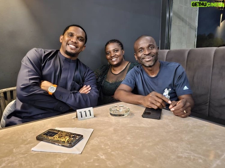 Samuel Eto'o Instagram - Proud of the work you accomplish with your team. You will face challenges, but stay focused.🇨🇲🇨🇲🇨🇲🇨🇲