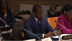 Samuel Eto'o Instagram - Yesterday I had the great honour of speaking at a high level side-event of the 78th @unitednations General Assembly about the critical issue of exploitation and human trafficking in sports. We must collaborate and harness technological innovations to put an end to this great injustice. #NotInOurGame #UNGA2023 caf_online @missioneighty9