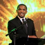 Samuel Eto'o Instagram - Ballon d’or camerounais 2023 🇨🇲 MERCI Maman❤️ @francisngannou 🙏🏿🙏🏿🙏🏿🙏🏿🙏🏿🙏🏿🇨🇲 What a spectacular night celebrating our country’s greatest football talent at the second edition of Ballon d’Or Cameroon. Congratulations to all the winners for their exceptional achievements during this football season and a special thank you to the First Lady of Cameroon for attending this event. Here’s to a record-breaking 2024 ⚽️⚡️@fecafootofficiel