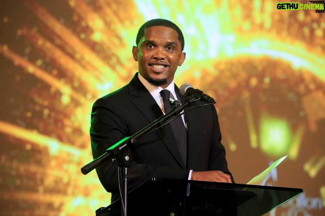 Samuel Eto'o - 57.9K Likes - Ballon d’or camerounais 2023 🇨🇲 MERCI Maman❤️ @francisngannou 🙏🏿🙏🏿🙏🏿🙏🏿🙏🏿🙏🏿🇨🇲
What a spectacular night celebrating our country’s greatest football talent at the second edition of Ballon d’Or Cameroon.
Congratulations to all the winners for their exceptional achievements during this football season and a special thank you to the First Lady of Cameroon for attending this event.
Here’s to a record-breaking 2024 ⚽️⚡️@fecafootofficiel