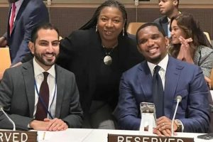Samuel Eto'o Instagram - Great to be back in New York for the 78th @unitednations General Assembly and collaborate with key stakeholders and policymakers to create better conditions in sport, education, youth empowerment and beyond.