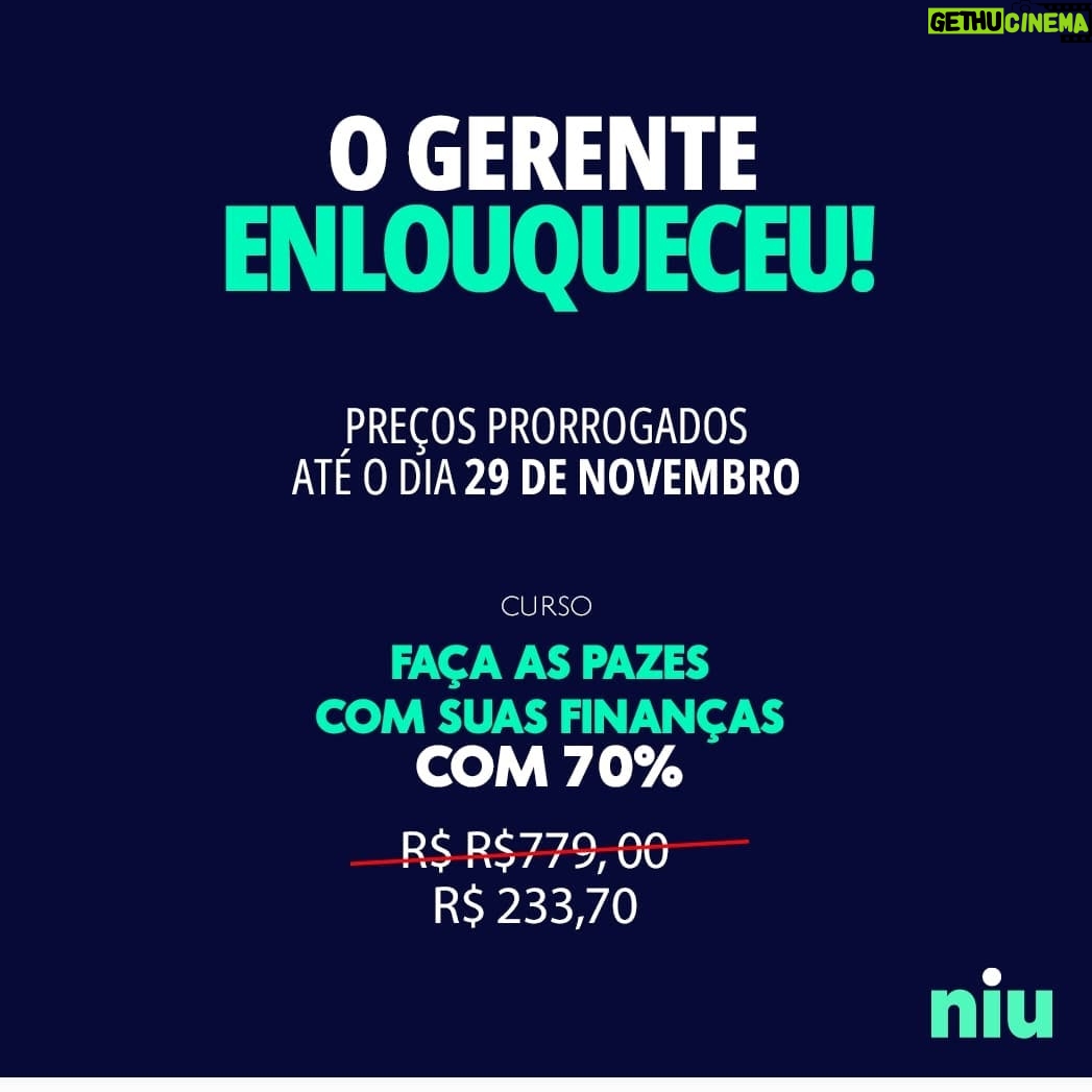 Samy Dana Instagram - Últimas horas para você garantir o desconto de Cyber Monday da @niucursos !! Preço igual a esse, você não verá novamente, aproveite antes que acabe, acesse niucursos.com.br. #cybermonday #niucursos #cursos #cursosonline