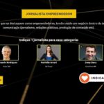 Samy Dana Instagram - Saiu a lista de finalistas do Prêmio Comunique-se 2021.  Estou concorrendo em 3 categorias: 'Economia - Mídia Falada' - @jovempannews 'Jornalista Empreendedor'  - @investnewsbr 'Economia - Mídia Escrita' - @investnewsbr Deixe seu voto, o link está na bio!!! votacao.premiocomunique-se.com.br