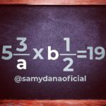 Samy Dana Instagram - Prontos para mais um desafio? Tentem descobrir A e B. Dica: são números inteiros e tem um método para resolver. Amanhã posto a solução! #desafio