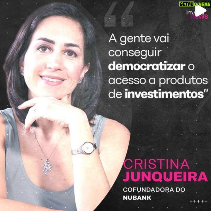 Samy Dana Instagram - A cofundadora do @nubank , @junqueira.cristina , conversou com a gente sobre o futuro do quarto maior banco da América Latina após a conclusão da compra da Easynvest, corretora com mais de R$ 26 bilhões em recursos sob custódia. Ela comenta os planos de integração das duas empresas, expansão internacional e o que muda para os clientes da companhia avaliada em US$ 25 bilhões após ter recebido uma rodada de US$ 400 milhões em investimentos. Junqueira fala também sobre a ampliação de produtos financeiros como crédito e seguros. Quer ver a entrevista completa? Acesse nosso canal no YouTube InvestnewsBR , e não esqueça de se inscrever!!! @investnewsbr @donydenuccio @easynvest
