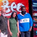 Samyuktha Hegde Instagram - From the trailer launch yesterday ❤️ Coming to theatres near you on MARCH 1st If you haven’t watched the trailer yet, link is in my bio #Kreem