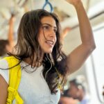 Samyuktha Hegde Instagram - Metro’ed to work 🚊