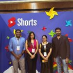 Samyuktha Shanmughanathan Instagram - What an exciting day ! Sharing some moments from today . Such an honor to meet honorable minster Dr. Palanivel Thiagarajan @ptrmadurai , he was so inspiring, took out time to talk to us and share some interesting anecdotes And to be a part of this amazing panel @madangowri @kaizen_malar premanand sethuraman and Varsha from the YouTube team at the Annual Technological Leadership Summit – UmagineTN’ 2024 @umaginetn . we spoke & shared some valuable insights on ‘From Passion to Positive Impact: Unlocking the power of YouTube’s Creator Economy’ @youtubeindia ♥️