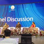Samyuktha Shanmughanathan Instagram - What an exciting day ! Sharing some moments from today . Such an honor to meet honorable minster Dr. Palanivel Thiagarajan @ptrmadurai , he was so inspiring, took out time to talk to us and share some interesting anecdotes And to be a part of this amazing panel @madangowri @kaizen_malar premanand sethuraman and Varsha from the YouTube team at the Annual Technological Leadership Summit – UmagineTN’ 2024 @umaginetn . we spoke & shared some valuable insights on ‘From Passion to Positive Impact: Unlocking the power of YouTube’s Creator Economy’ @youtubeindia ♥️