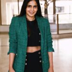 Samyuktha Shanmughanathan Instagram - Spent my Valentine’s Day addressing the lovely girls of wcc .. urging them to focus more on themselves and their careers even if it’s in a small way rather than on other relationships thank you Ficciflo for having me ♥️ 📸 @rajjkumar2305