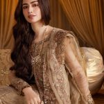 Sana Javed Instagram - What a dreamy & enchanting formal collection; @motifzclothing x @saniahasancouture collection is officially now live, order now before it’s sold out https://motifz.com.pk . . . Hair and makeup : @sunil_mua Styling: @mamoontariq Coordination: @arprofficial @onetake.productionss #MotifzXSaniaHasan #BridalCouture #SaniaHasan #Designerwear #Affordable #SanaJavedxMotifz #SanaJavedxSaniaHasan #motifz#motifzclothing
