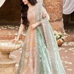 Sana Javed Instagram - Lost in the enchanting allure of @saniahasancouture x @motifzclothing heavy formals, where every outfit is a canvas of timeless elegance and exquisite craftsmanship. ✨ Can’t pick a favorite—they’re all pure magic! Dive into this collection of dreams. 💖 Explore now: https://motifz.com.pk . . . . . . Makeup : @sunil_mua Styling : @mamoontariq Coordination: @arprofficial @onetake.productionss #MotifzXSaniaHasan #BridalCouture #SaniaHasan #Designerwear #Affordable #SanaJavedxMotifz #SanaJavedxSaniaHassan #NewCollection