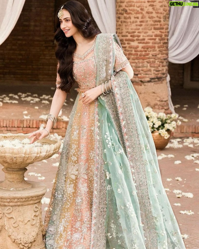 Sana Javed Instagram - Lost in the enchanting allure of @saniahasancouture x @motifzclothing heavy formals, where every outfit is a canvas of timeless elegance and exquisite craftsmanship. ✨ Can’t pick a favorite—they’re all pure magic! Dive into this collection of dreams. 💖 Explore now: https://motifz.com.pk . . . . . . Makeup : @sunil_mua Styling : @mamoontariq Coordination: @arprofficial @onetake.productionss #MotifzXSaniaHasan #BridalCouture #SaniaHasan #Designerwear #Affordable #SanaJavedxMotifz #SanaJavedxSaniaHassan #NewCollection