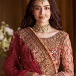 Sana Javed Instagram - What a dreamy & enchanting formal collection; @motifzclothing x @saniahasancouture collection is officially now live, order now before it’s sold out https://motifz.com.pk . . . Hair and makeup : @sunil_mua Styling: @mamoontariq Coordination: @arprofficial @onetake.productionss #MotifzXSaniaHasan #BridalCouture #SaniaHasan #Designerwear #Affordable #SanaJavedxMotifz #SanaJavedxSaniaHasan #motifz#motifzclothing