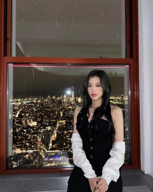 Sana Minatozaki Instagram - Last day in snowy New York looking down from Empire State Building❤︎