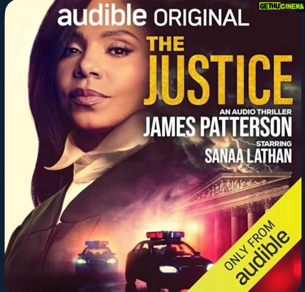 Sanaa Lathan Instagram - Check me out starring in the CAPTIVATING audio thriller of James Patterson’s The Justice. Only on @audible #JamesPatterson #thejustice 🔥