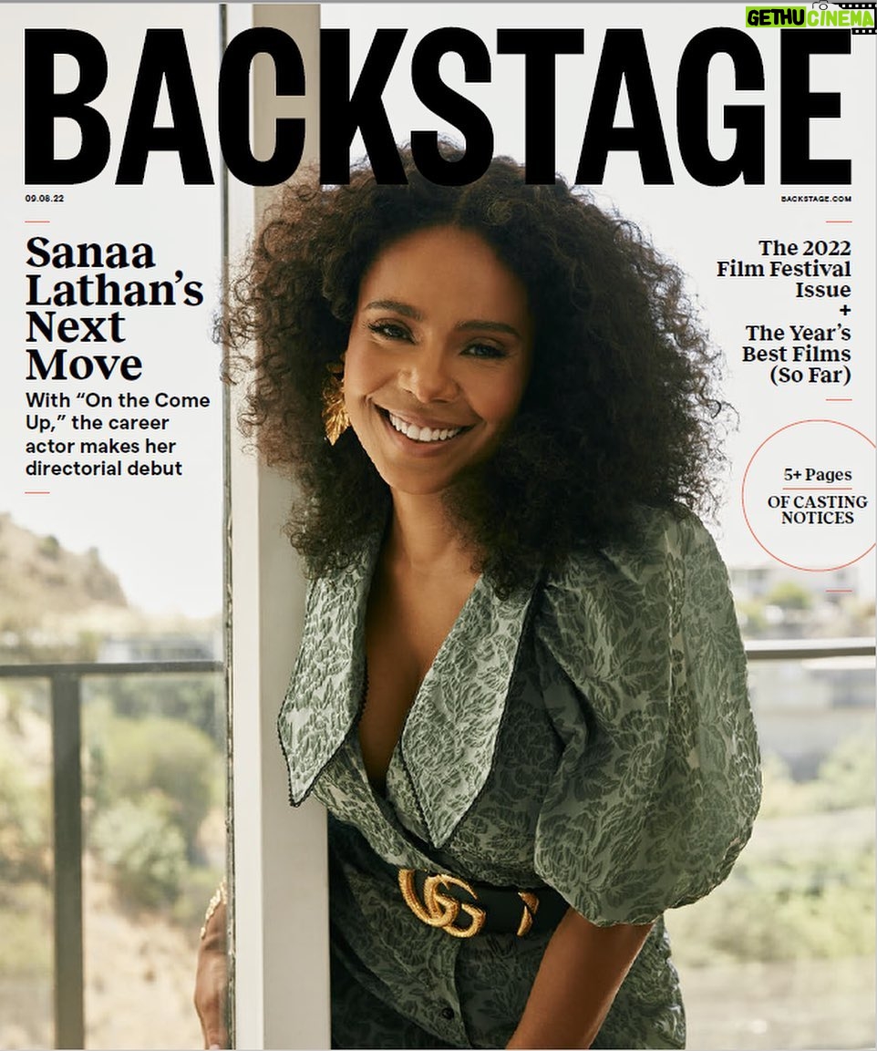 Sanaa Lathan Instagram - Thank you so much @backstagecast, @cornbreadsays & @glaskewii for this beautiful feature. ๐ญ๐คน๐ฝโโ๏ธ๐ฌ