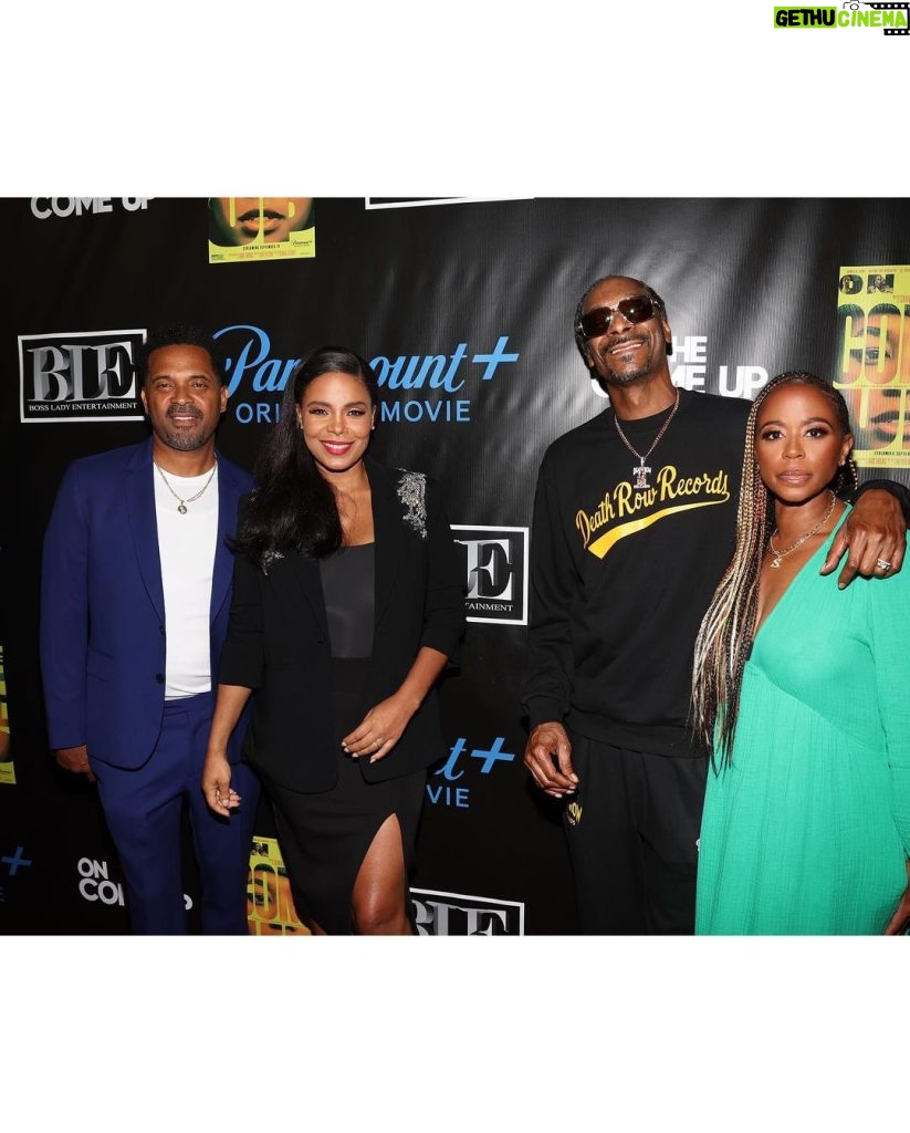 Sanaa Lathan Instagram - Thank you so much @snoopdogg & @bosslady_ent for hosting our special tastemaker screening of #ONTHECOMEUP last night. So appreciate it. We had a blast and felt the love. ❤️‍🔥