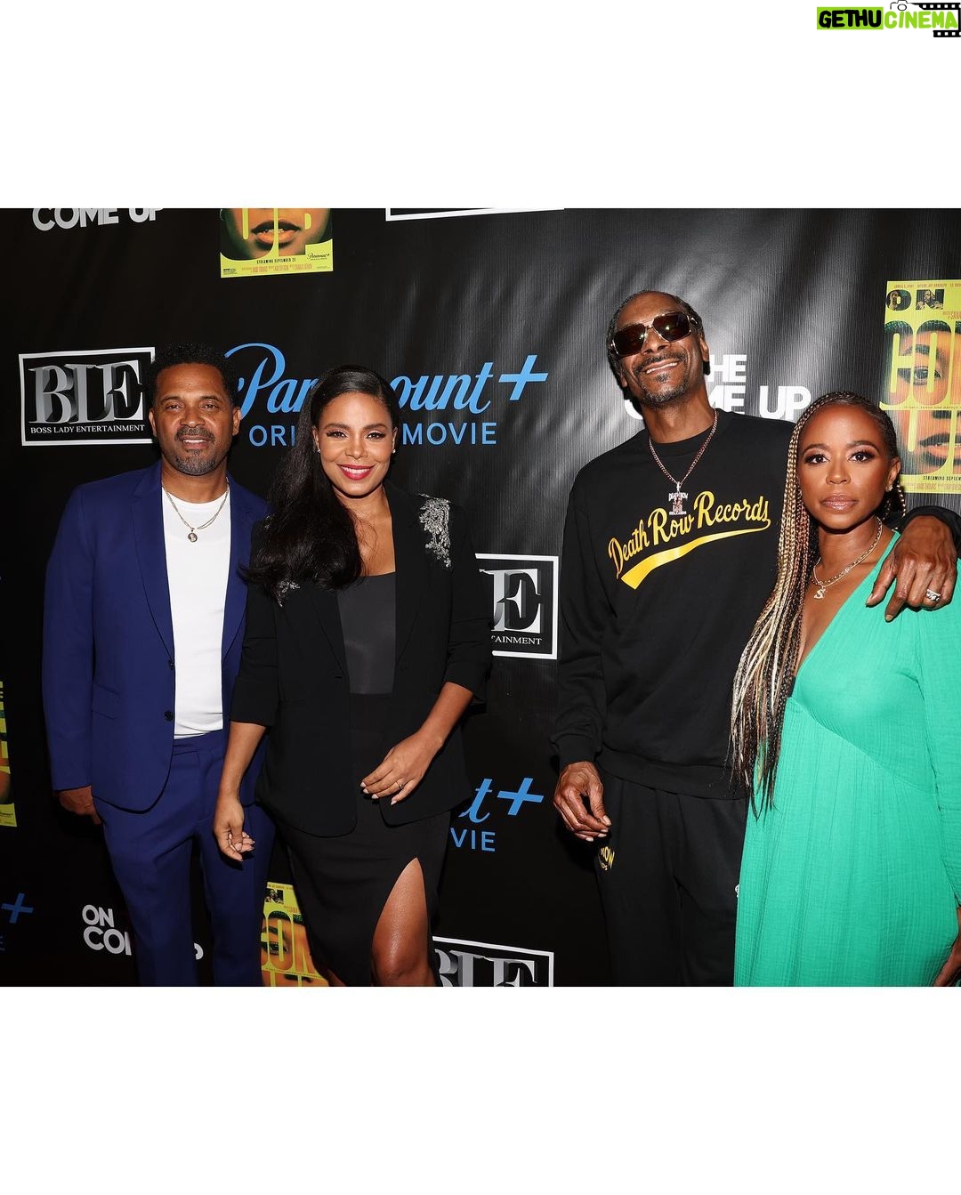 Sanaa Lathan Instagram - Thank you so much @snoopdogg & @bosslady_ent for hosting our special tastemaker screening of #ONTHECOMEUP last night. So appreciate it. We had a blast and felt the love. ❤️🔥
