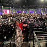 Sanaa Lathan Instagram - @colettelathan #babysister #Emmys 💛