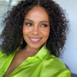 Sanaa Lathan Instagram - Summer satin neon 🍏 #Emmys Los Angeles, California