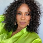 Sanaa Lathan Instagram - Summer satin neon 🍏 #Emmys Los Angeles, California