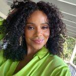 Sanaa Lathan Instagram - Summer satin neon 🍏 #Emmys Los Angeles, California