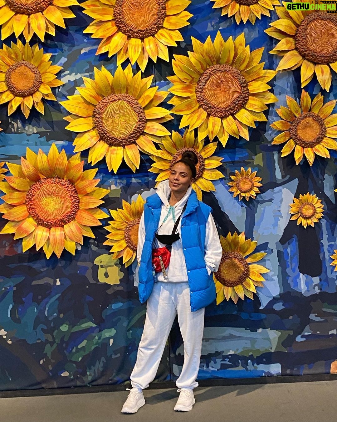 Sanaa Lathan Instagram - The @vangogh.experience in #atlanta is truly breathtaking #vangogh Atlanta, Georgia