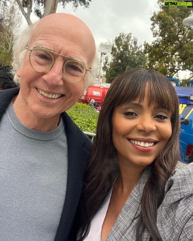 Sanaa Lathan Instagram - And that’s a wrap. Can’t wait for y’all to see this one 🎭 😂 #CurbYourEnthusiam #LarryDavid