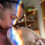 Sanaa Lathan Instagram - My niece Sulana (@silkysmood) and Nala 🤎
