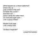 Sanaa Lathan Instagram – A poem by #LangstonHughes on the first page of #LorraineHansberry ‘s iconic 1959 play #ARaisinInTheSun #BlackLivesMatter ✊🏾