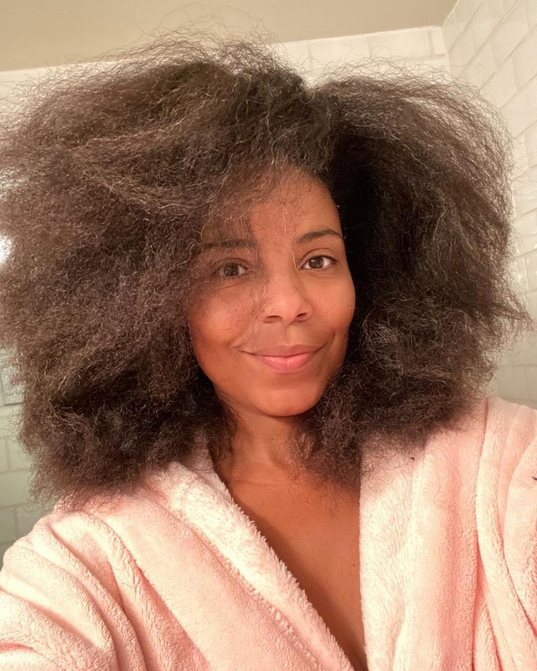 Sanaa Lathan Instagram - Good morning. 3 years after shaving it off. Protective styles, braids and almost no heat. #nappilyeverafter 💇🏾‍♀️❤️ New York City, N.Y.