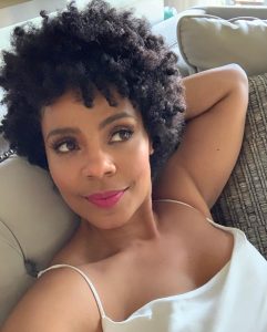 Sanaa Lathan Instagram - Sending love and an #Afro ❤️ #blacklivesmatter #allblacklivesmatter Some Where on Earth