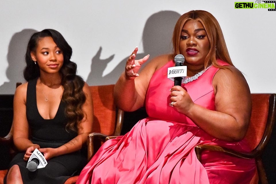 Sanaa Lathan Instagram - Thank you @variety & @jazzt21 for this wonderful special screening and Q&A of #ONTHECOMEUP💫🔥💫We had a blast. 🥰