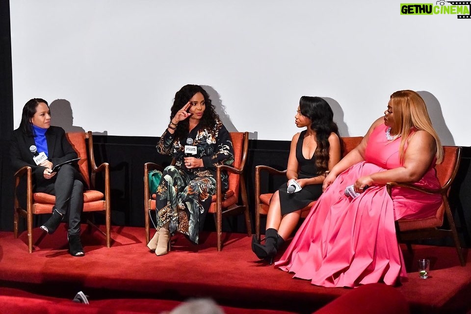 Sanaa Lathan Instagram - Thank you @variety & @jazzt21 for this wonderful special screening and Q&A of #ONTHECOMEUP💫🔥💫We had a blast. 🥰