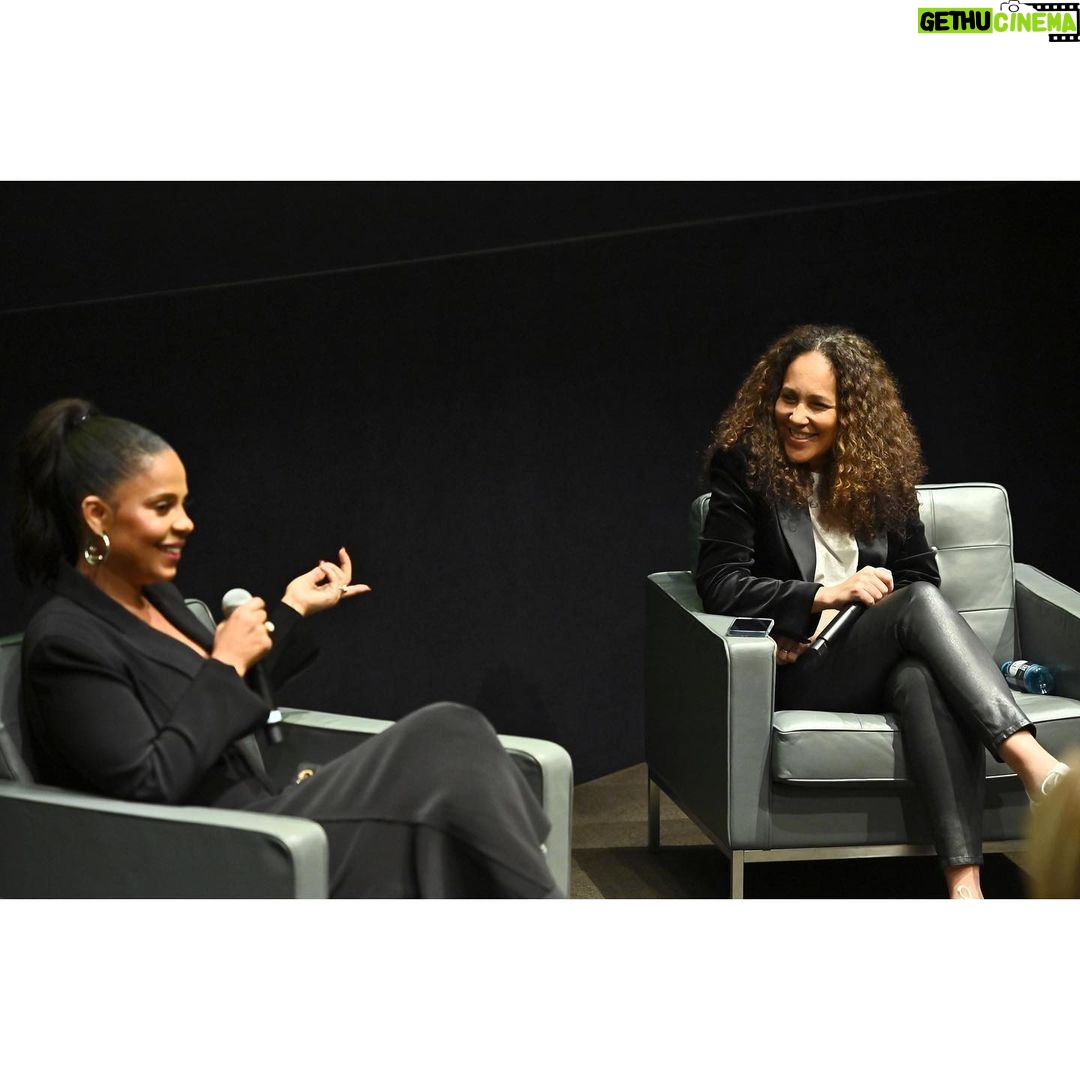 Sanaa Lathan Instagram - One of our Tastemaker screening’s for my directorial debut #ONTHECOMEUP. Had the honor of the great Gina Prince-Bythewood (@gpbmadeit) hosting and moderating the Q&A. If you haven’t seen it, you MUST check it out. Streaming now on @paramountplus #ONTHECOMEUP💫🔥💫 CAA