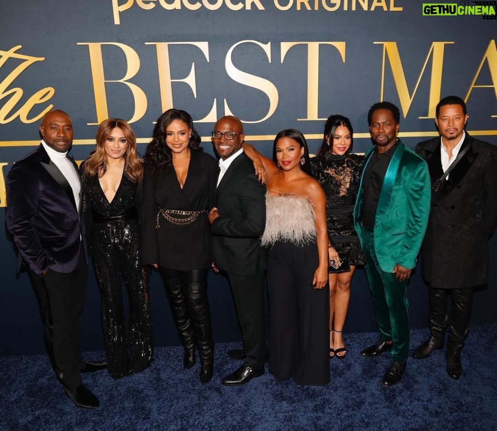 Sanaa Lathan Instagram - Got to see some of my favorite people last night. Celebrating #BESTMANFINALCHAPTERS on @peacocktv Dec. 22 ❤️